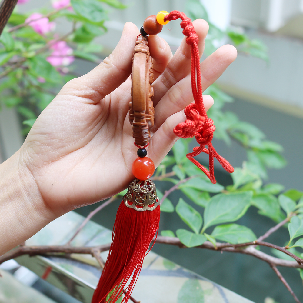 Dây chuyền treo xe ô tô nhà cửa Phật bà quan thiên thủ - MS201220218