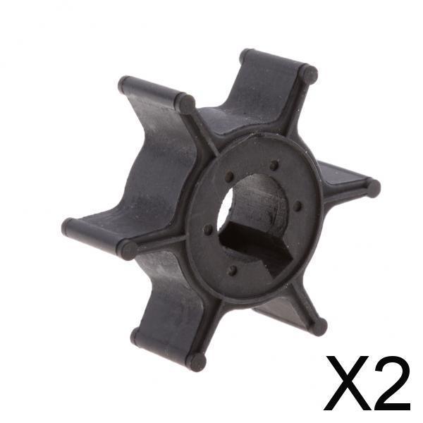 2xWater Pump Impeller for 6E0-44352-00-00 - F4 / 4hp & 5hp 2-stroke