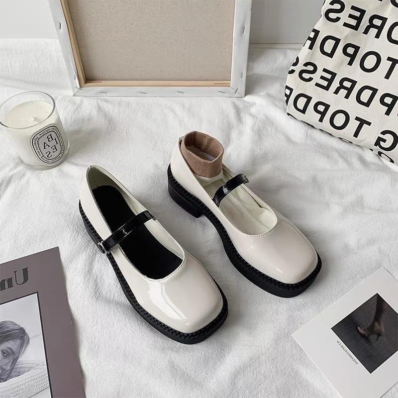 GIÀY LOAFER SOBINAA BASICS - GIÀY LOAFER NỮ ĐỘN ĐẾ 3 PHÂN - SỤC OXFORD THỜI TRANG 3CM