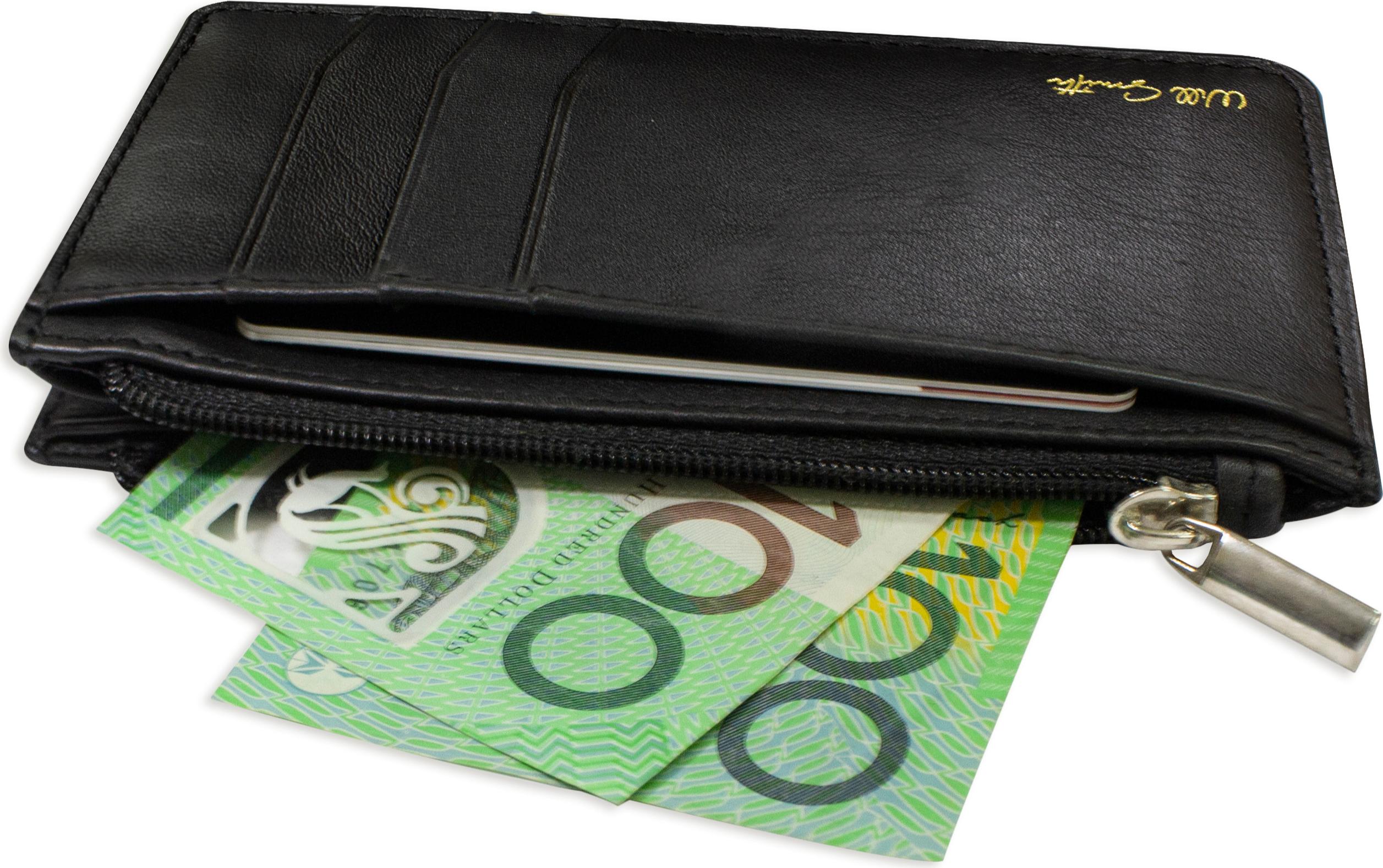 Ví Da Mini Nhỏ Gọn Nam Nữ_Ví Minimalist Tối Giản_Ví Card Holder WSB03