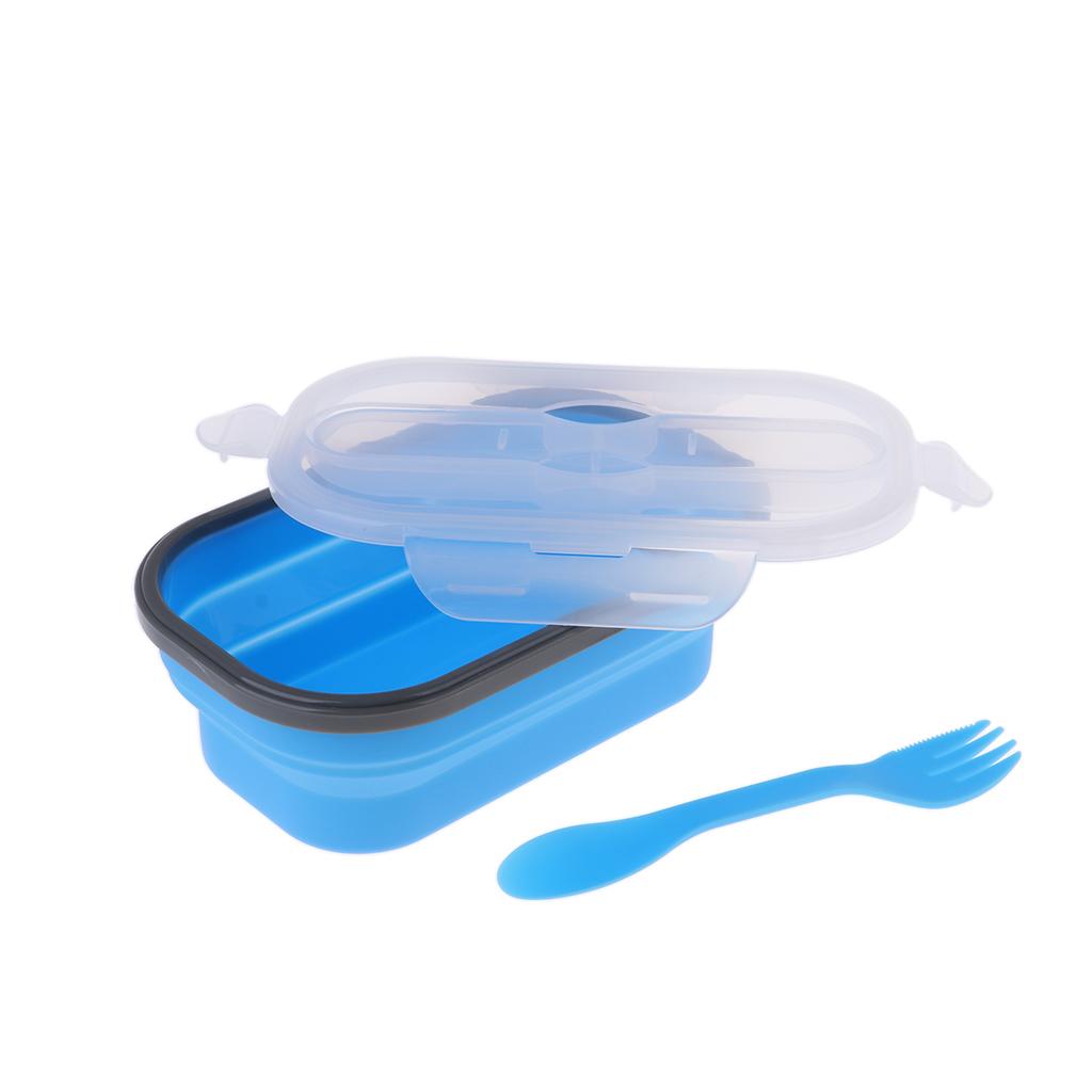 Collapsible Camping Bowl 850ml Outdoor Silicone Travel Bowl for Hiking, Lunch, Picnic Trip, Food-Grade, Space-Saving