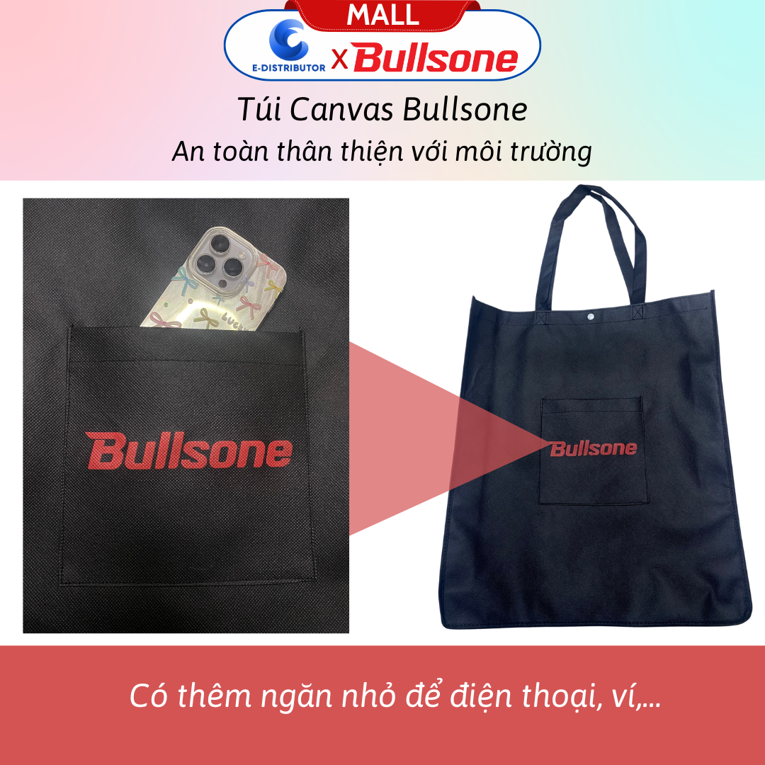 Túi Canvas Bullsone - An Toàn Thân Thiện Với Môi Trường - Hàng Chính Hãng