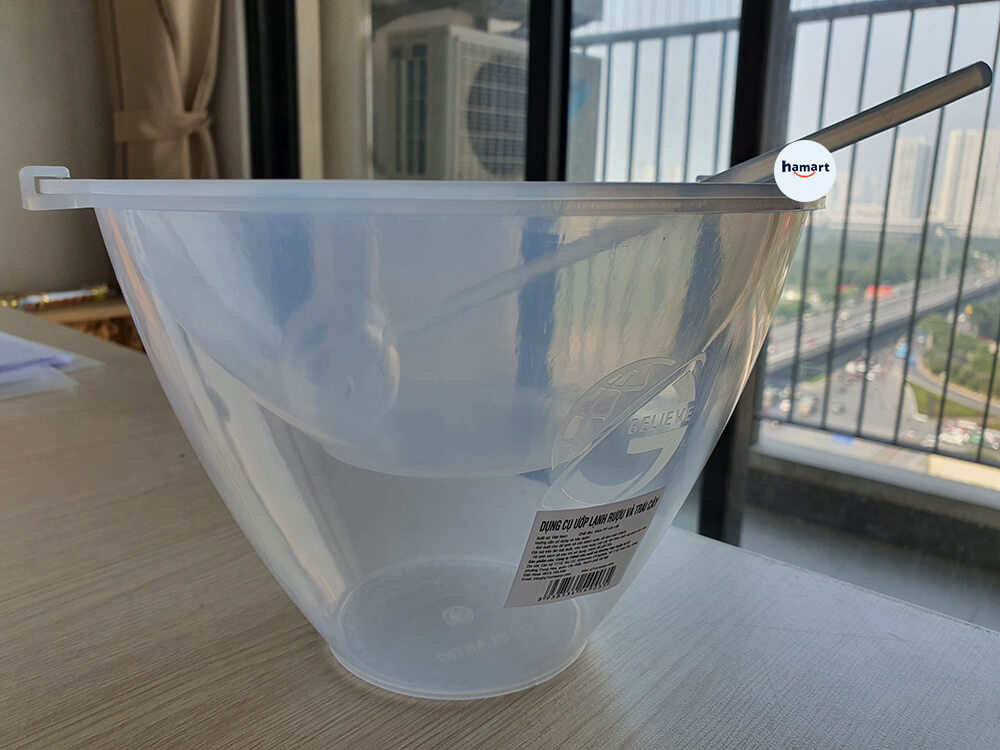 Bát Ướp Lạnh Rượu G7 Bát Đựng Rượu Nhựa Cao Cấp Made In VN Kèm Gáo Múc Tiện Lợi