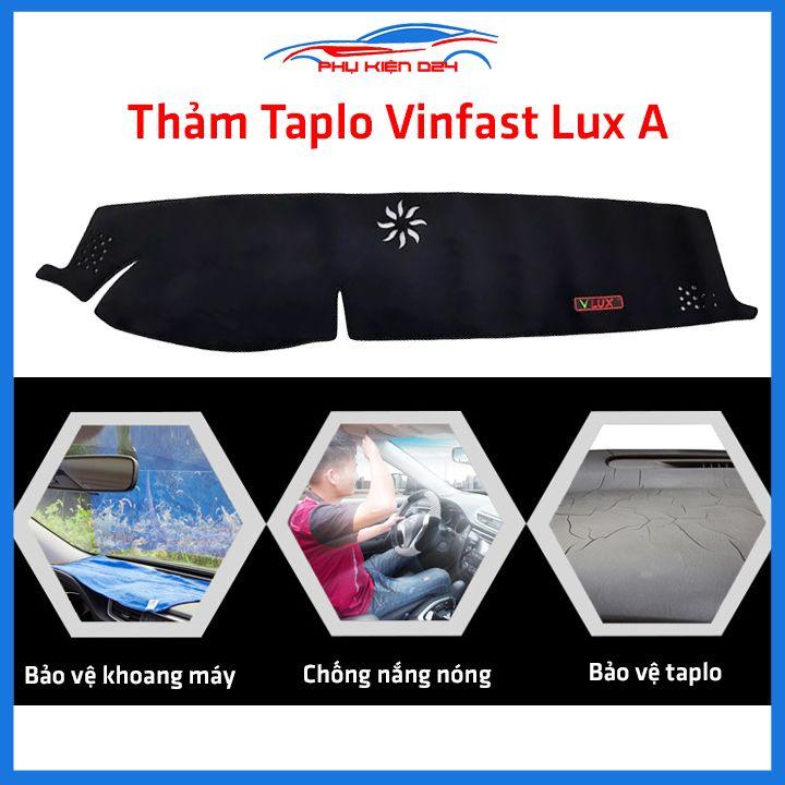 Thảm taplo xe ô tô Vinfast Lux A chống nắng nóng làm mát xe mở rộng tầm nhìn