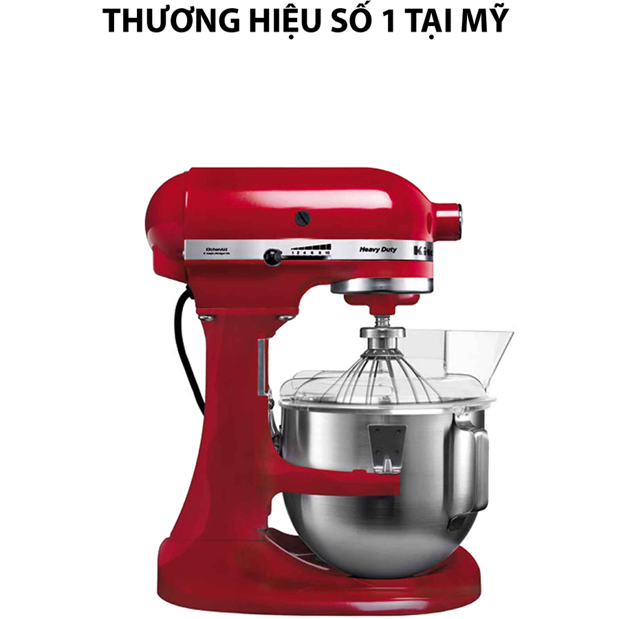 Máy Trộn Bát Nâng Heavy Duty KitchenAid 5KPM5EER (4.8L) - Đỏ - Hàng Chính Hãng