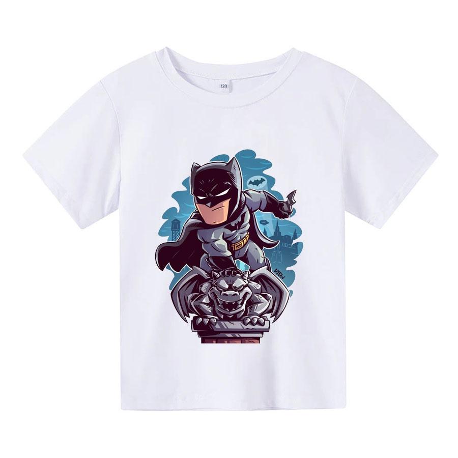 Áo thun cho bé, Áo thun trẻ em BATMAN CHIBI, 4 màu, có size người lớn, Anam Store