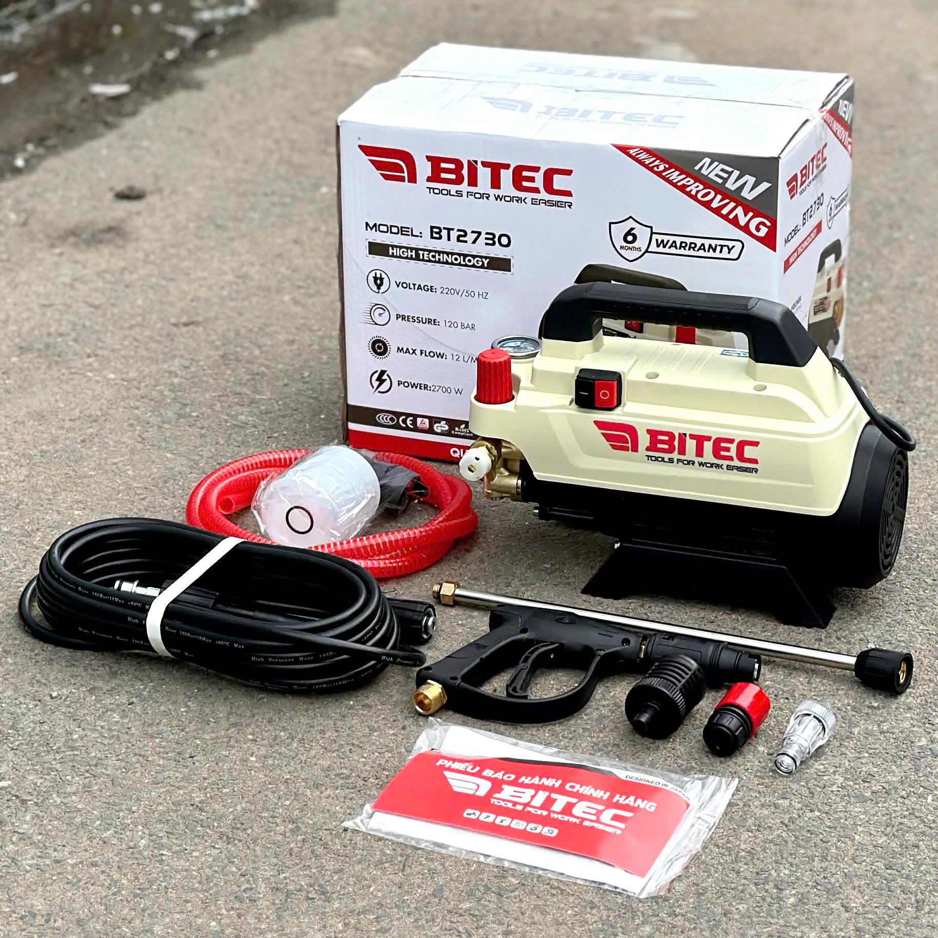 MÁY RỬA XE 2.700W BT2730 BTEC - HÀNG CHÍNH HÃNG