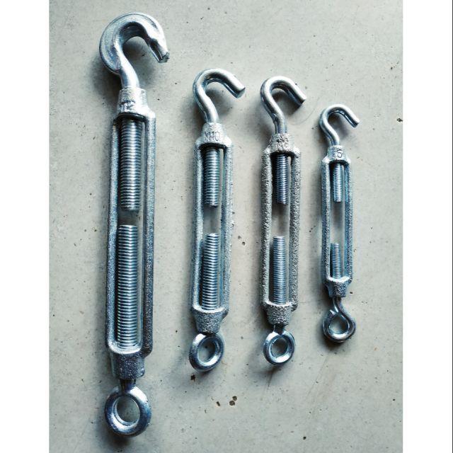 Tăng đơ mạ kẽm 1 móc 1 tròn D6mm