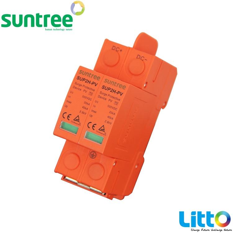 CHỐNG SÉT DC SUNTREE 2P 500VDC, 2P 800VDC (NEW DC SURGE PROTECTOR) - Hàng Chính Hãng