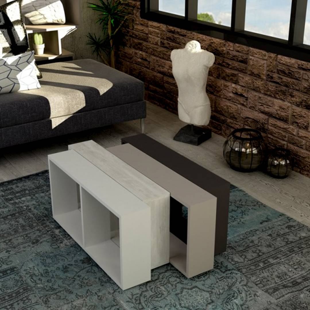 Bàn sofa dáng thấp cho phòng khách SMLIFE Calvin