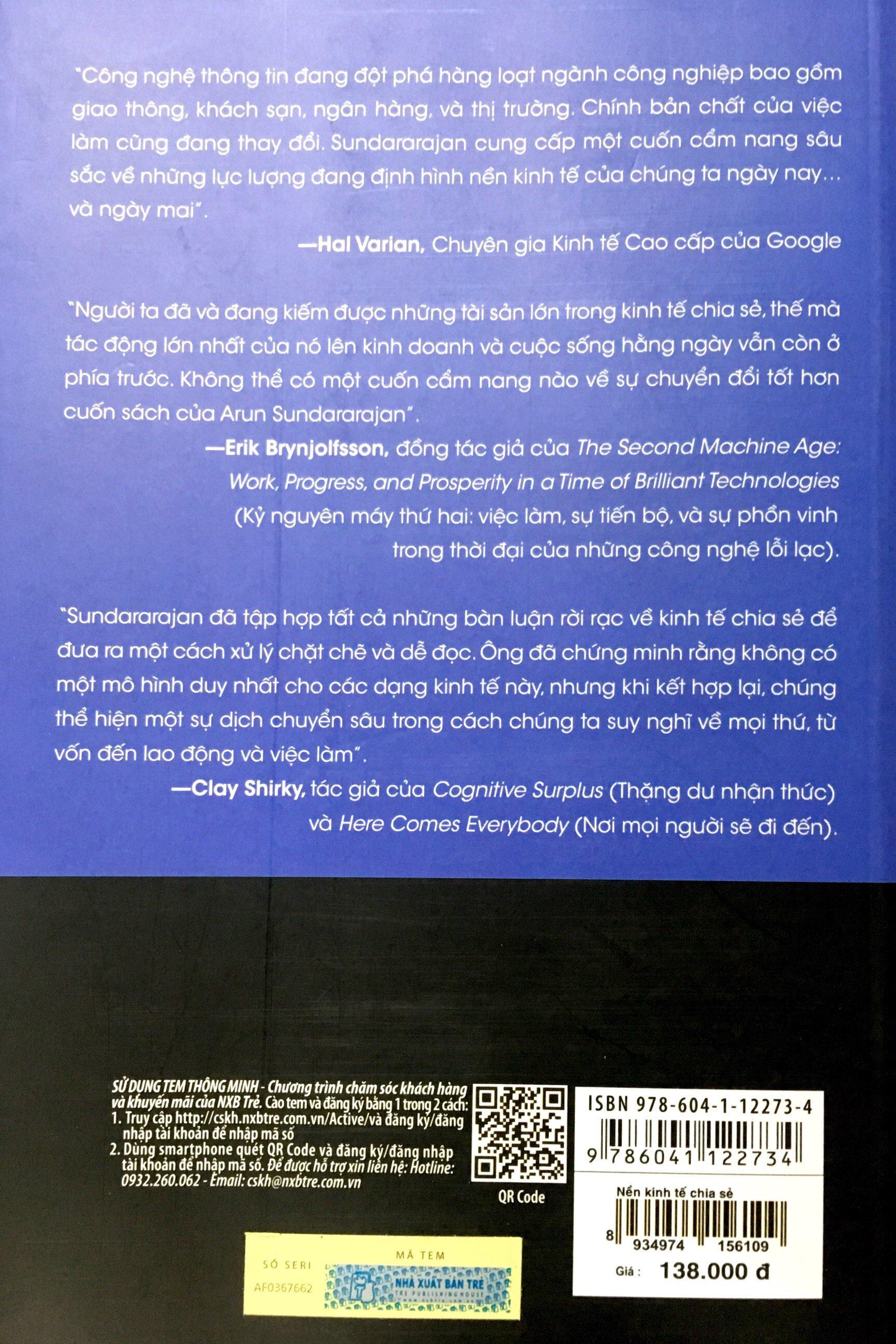 Sách - Nền Kinh Tế Chia Sẻ - Sự Kết Thúc Của Việc Làm, Và Sự Trỗi Dậy Của Chủ Nghĩa Tư Bản Dựa-Trên-Đám-Đông (Tái Bản 2018)