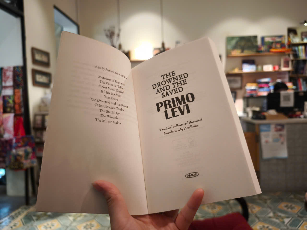 Sách - The Drowned and The Saved by Primo Levi - Biography/ Tiểu sử tiếng Anh/ English Book