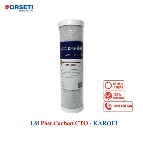 Lõi số 2 Karofi CTO GAC (Smax Duo 3 Post Carbon) dùng cho máy S-s038, OP1310, O07, P95, U03, U05, U95, D52 - Hàng Chính Hãng