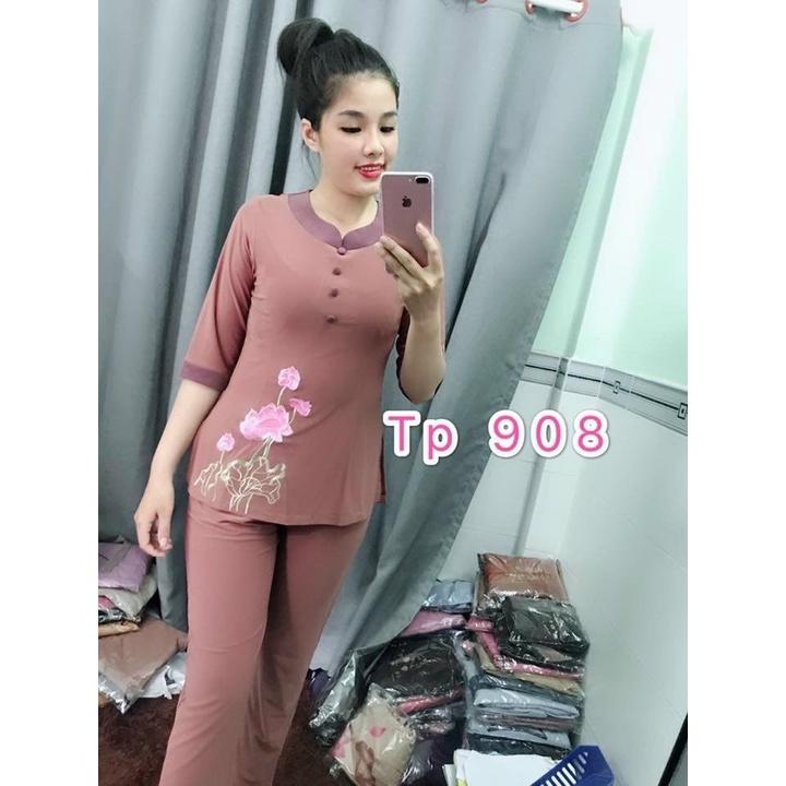 ĐỒ LAM ĐI CHÙA Thun Phối - Màu Tím,Size 2-47 kí Trở lại