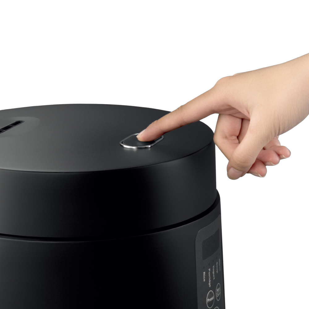 Nồi cơm điện Locknlock EJR346BLK 1.2 Lít - Black - Hàng chính hãng