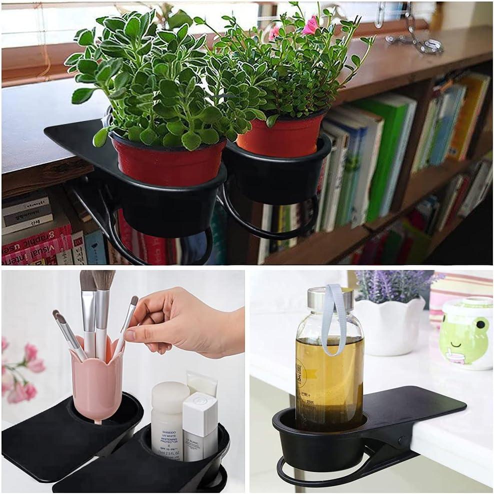 Kẹp Giữ Đồ Uống Kẹp Giữ Cốc Nhựa Kẹp Giữ Cốc Uống Nước Chắc Chắn, Giá Để Cốc Để Bàn Kẹp Nhựa Màu Đen Cho Cốc Cà Phê, Chai Nước Giải Khát, Chai Uống Nước