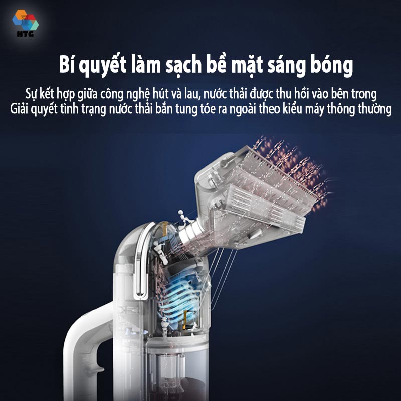 Máy lau kính Sawadaki K611 lau bề mặt phẳng kính, đá, làm sạch vật dụng bàn ăn, cửa sổ, phòng tắm, xe hơi thiết kế 3 in 1, hàng chính hãng