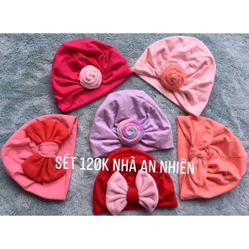 combo 10 mũ turban được chọn màu,