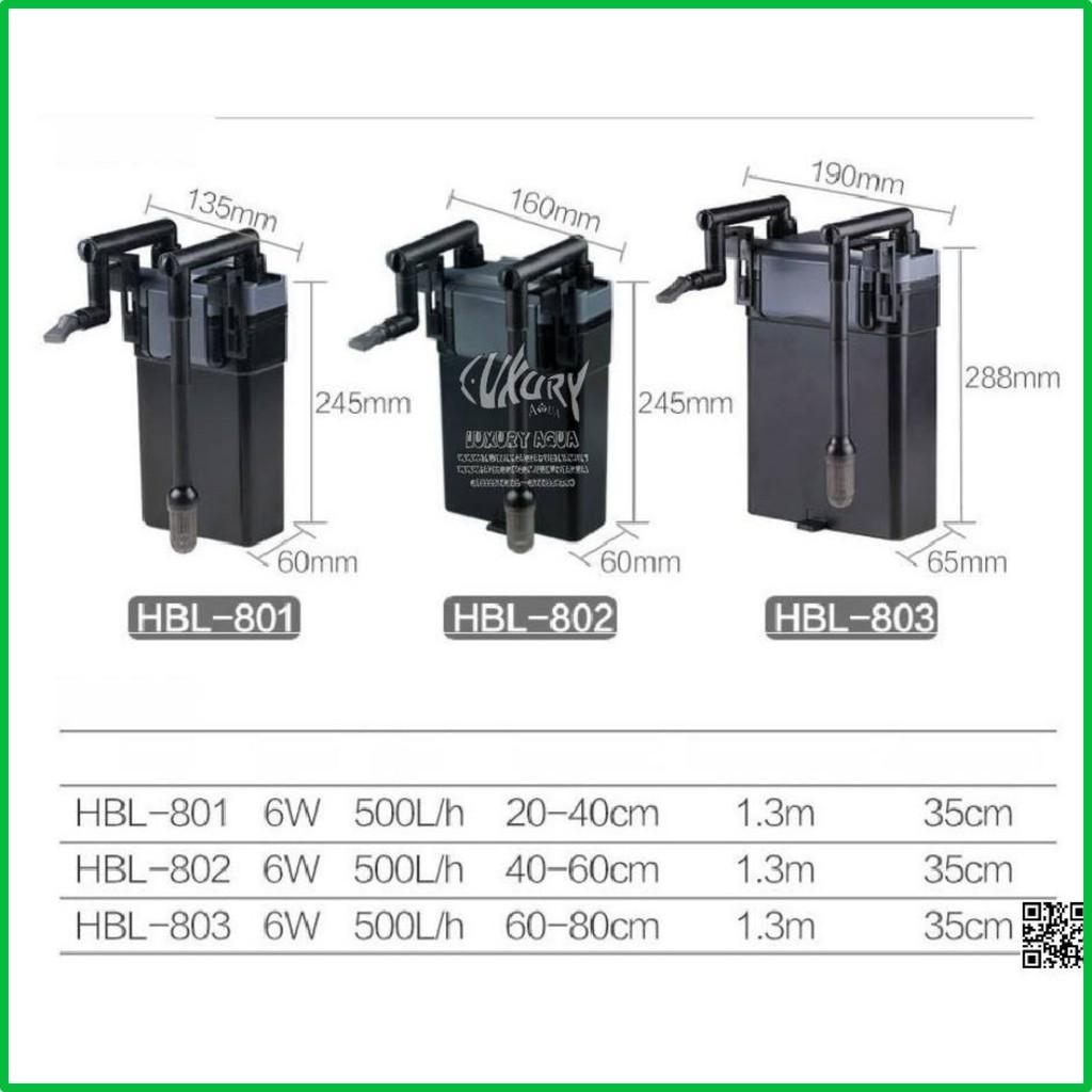 Lọc treo Sunsun HBL-803/802/801 | Lọc treo bể cá cảnh cao cấp tiện lợi