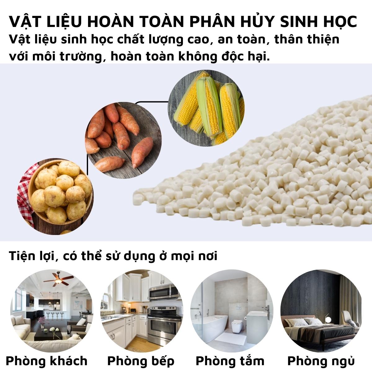 Túi rác tự phân hủy sinh học DandiHome có dây rút