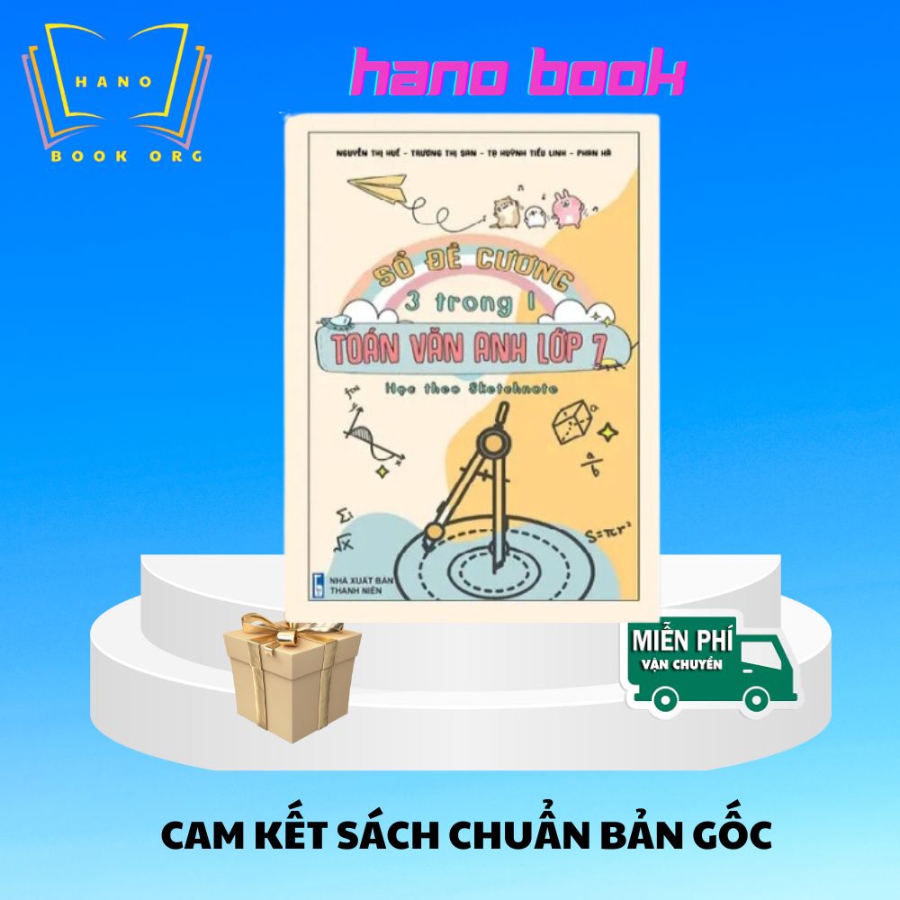 Sổ tay Hach Kiến Thức Toán Anh Lớp 7 Và Đề Cương Toán Anh Văn SKETCHNOTE 3 Chương Trình