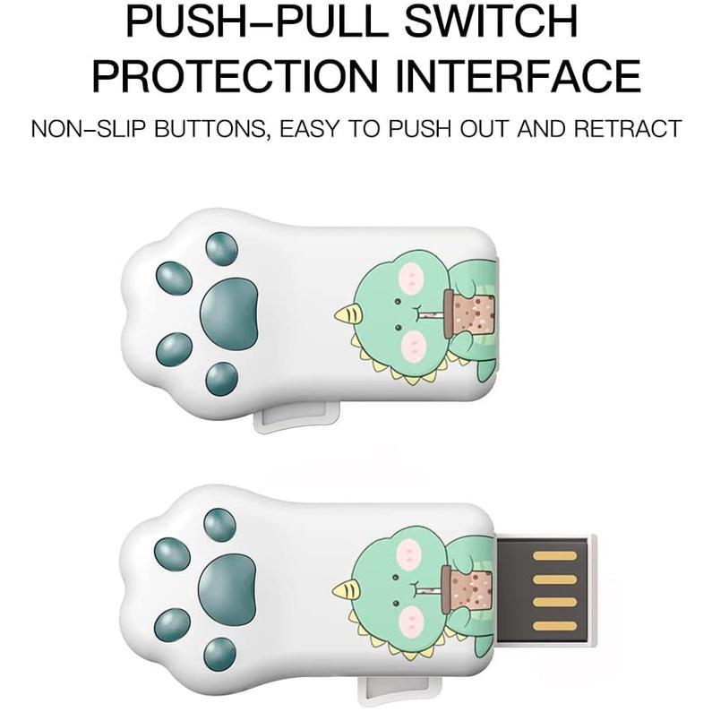 Ổ Đĩa Flash USB 2.0 4GB 8GB 16GB 32 64GB 128g Hình Động Vật Dễ Thương