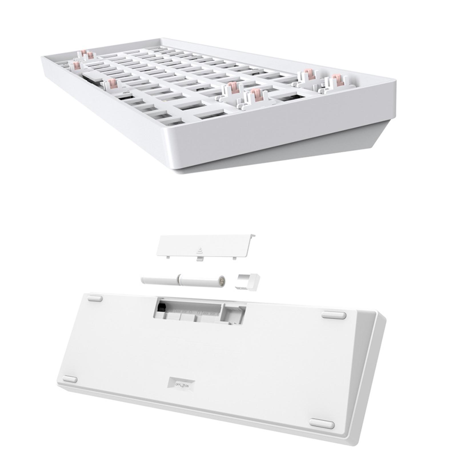 68 Keys Modular Mechanical Keyboard Plug White Laptop