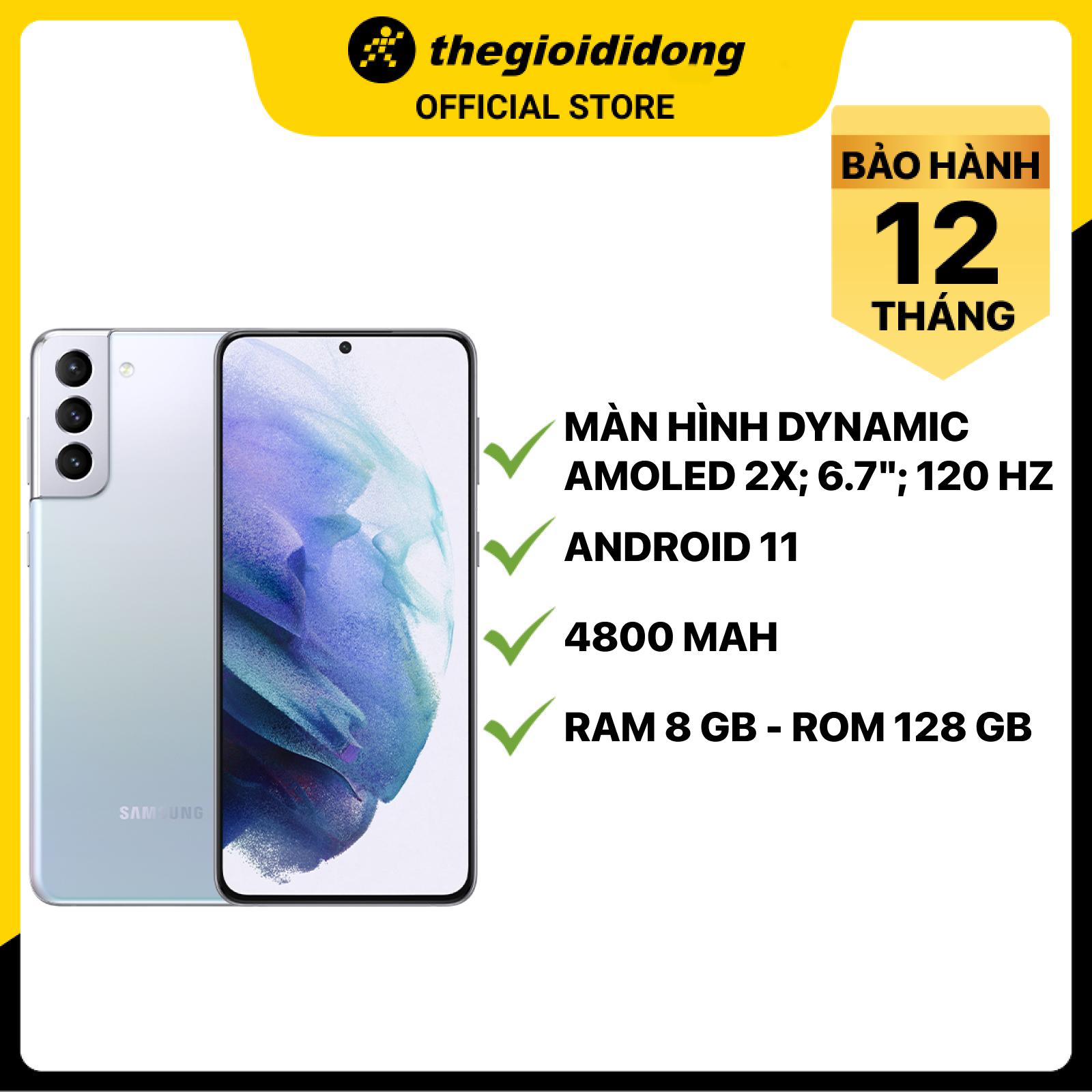 Điện Thoại Samsung Galaxy S21 Plus 5G (8GB/128GB) - Hàng chính hãng