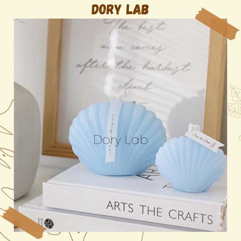 Nến Thơm Vỏ Sò Nhiều Màu Sắc Handmade Không Khói, Quà Tặng - Dory Lab