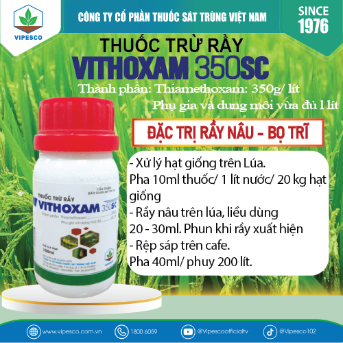 VITHOXAM 350SC-100CC PET - ĐẶC TRỊ RẦY NÂU