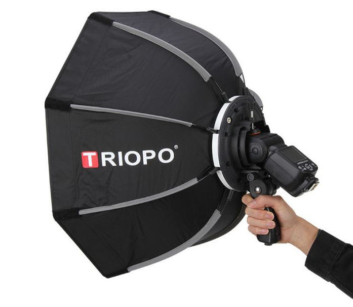 SOFTBOX BÁT GIÁC TRIOPO KS55 CHO ĐÈN FLASH SPEEDLITE HÀNG CHÍNH HÃNG