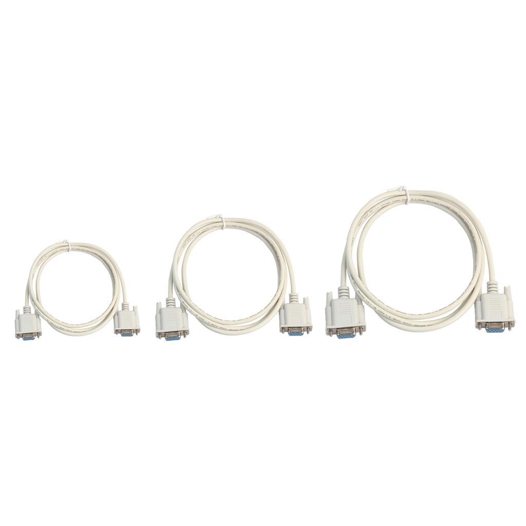 PVC RS232 Female to Female DB9  Adapter Cable Serial Port Cable