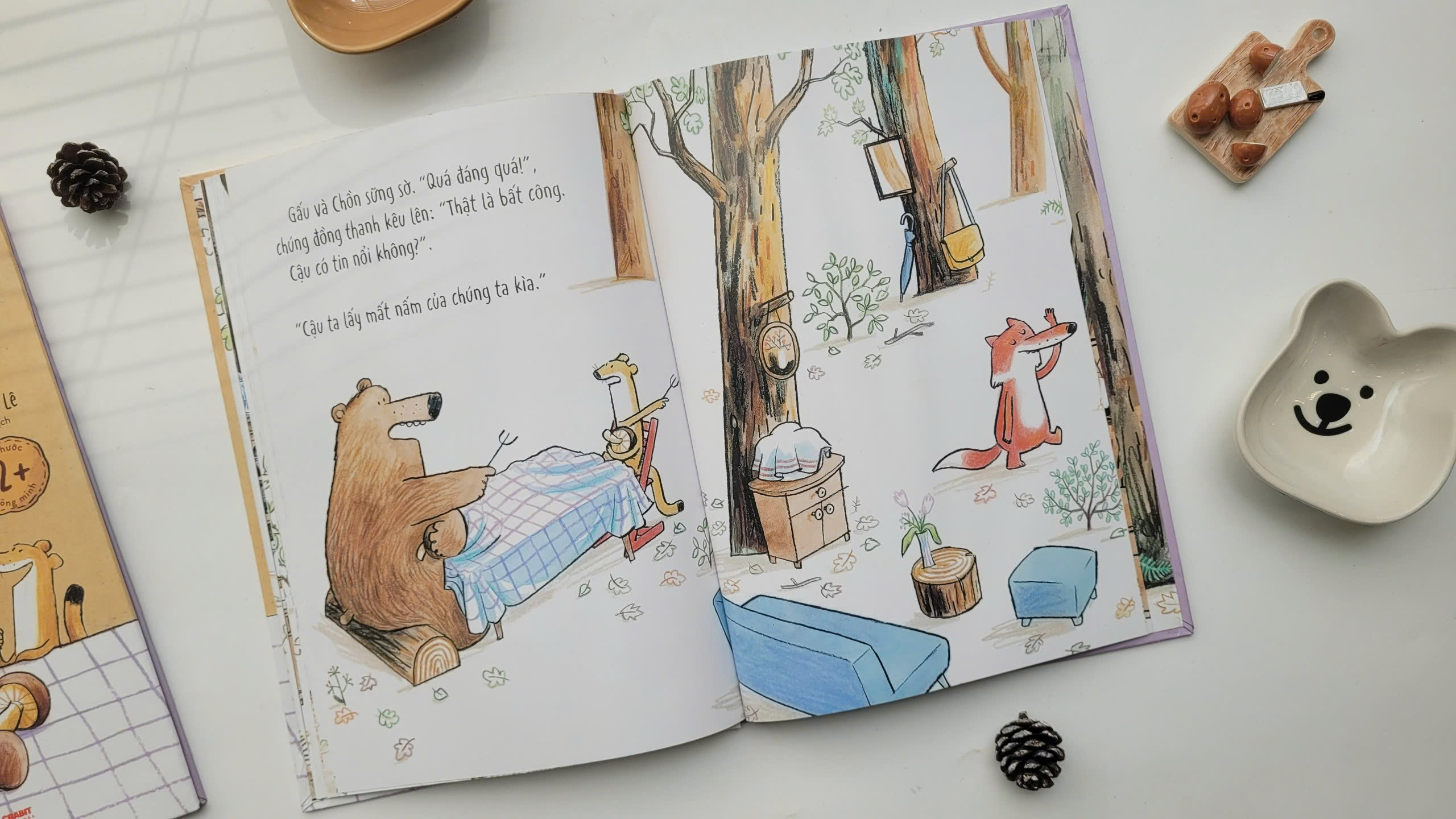 (Bìa cứng, In màu) TỚ ĂN HAI, CHO CẬU HẲN MỘT CÁI NHÉ - Jörg Mühle - Đỗ Anh Lê dịch - Crabit Kidbooks