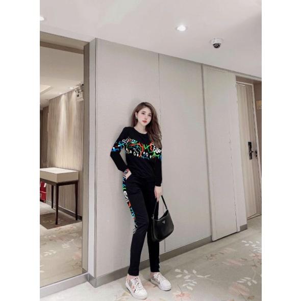 SÉT BỘ THỂ THAO PHỐI CHỮ SĂC MÀU