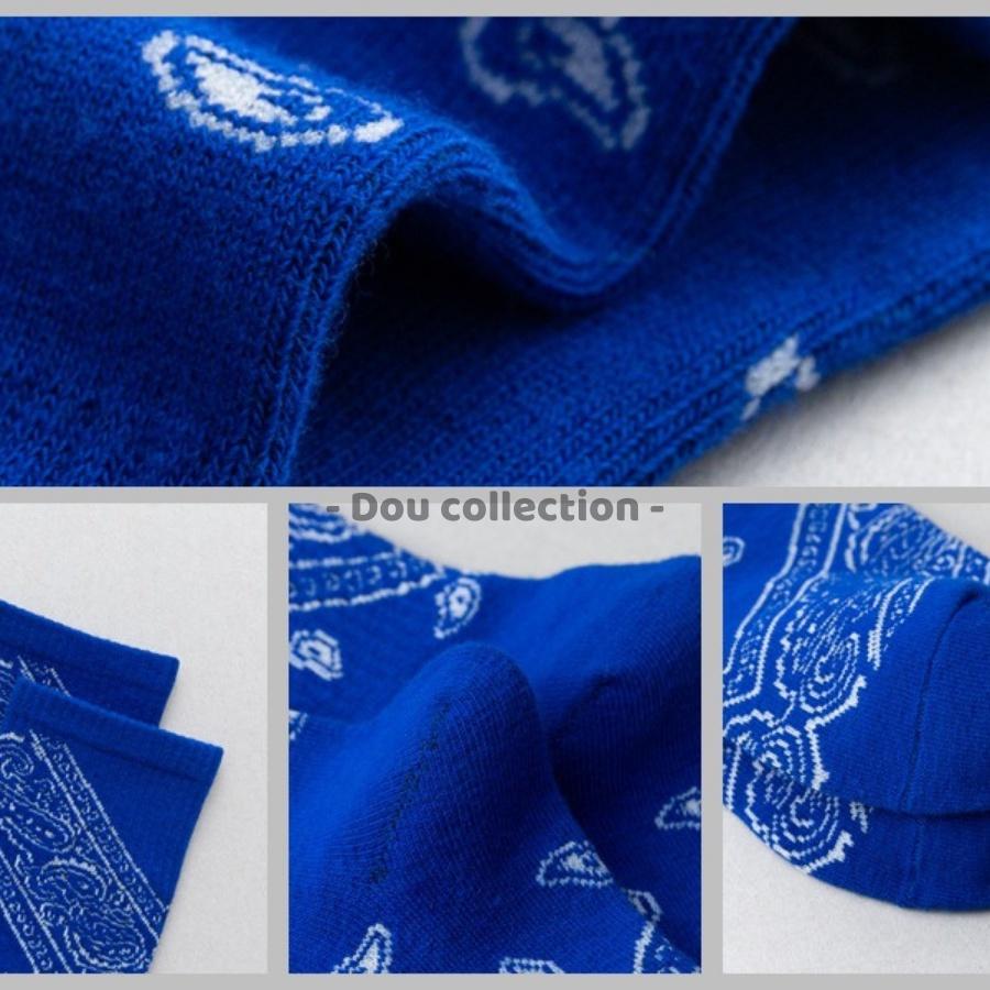 Vớ Tất Cotton Unisex Cổ Cao Họa Tiết BANDANA Phong Cách Đường Phố Cá Tính - Mã TV021