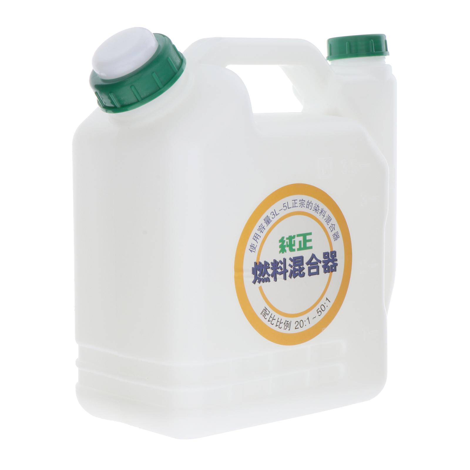 Gasoline Fuel Mixing Bottle 40:1 for Trucks Lawn Mowers 3.5L