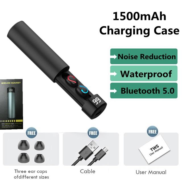 Mới Q067 TWS Bluetooth Tai Nghe Có Mic Thể Thao Tai Màn Hình Hiển Thị Đèn LED Không Dây Tai Nghe HiFi Stereo Tai Nghe Nhét Tai Tai Nghe