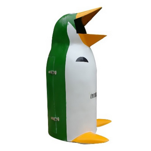 Thùng rác nhựa Composite chim cánh cụt
