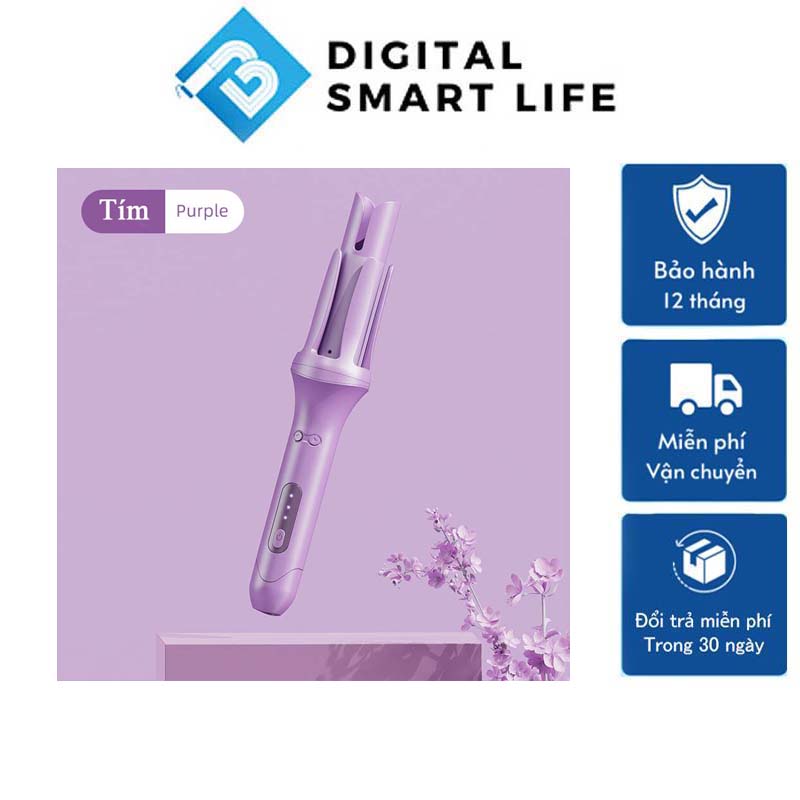 Máy Uốn Tóc Tự Động Xoay 360 Độ Mini Cao Cấp 3 In 1 Máy Làm Tóc Xoăn Tự Xoay Kiêm Máy Ép Tóc Duỗi Tóc Ion Âm Tiện Dụng 3 Mức Nhiệt Phù Hợp Nhiều Kiểu Tóc Tự Động Ngắt Khi Quá Nhiệt