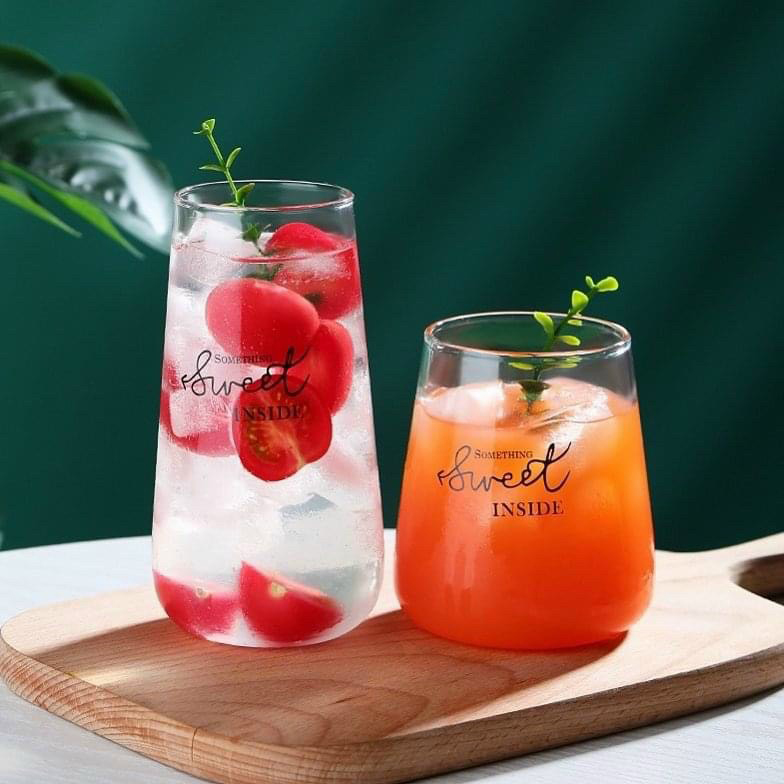 CỐC SWCT THỦY TINH SOMETHING SWEET INSIDE THẤP DUNG TÍCH 400ML