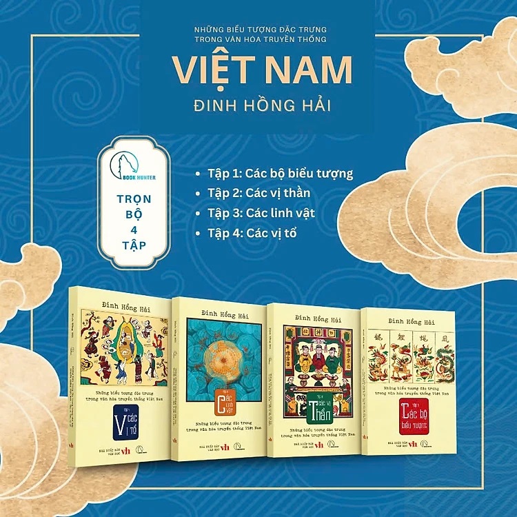 Bộ sách Những biểu tượng đặc trưng trong văn hóa truyền thống Việt Nam (4 tập) – Đinh Hồng Hải