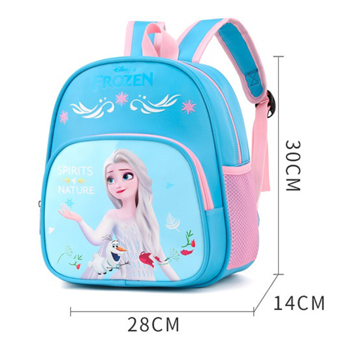 Balo mầm non Mẫu giáo siêu nhẹ hình siêu nhân, công chúa elsa cho bé trai , bé gái size 30cm. BALO-41