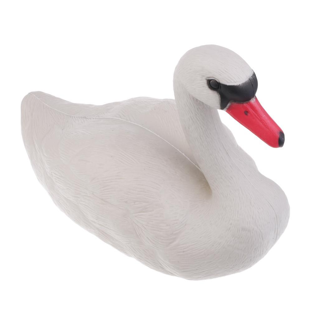 Artificial Floating Swan Decoy  Scarecrow with   for Hunting