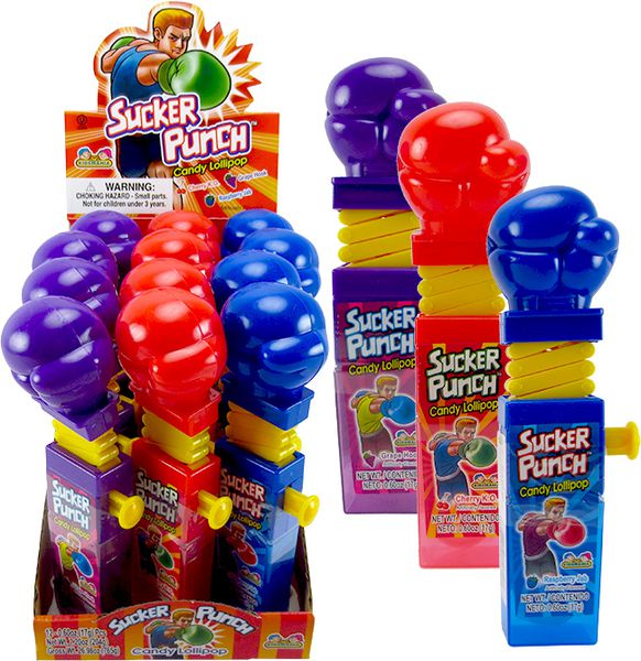 Kẹo nắm đấm Kidsmania Sucker Punch 17gr (Màu ngẫu nhiên)