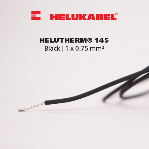 Dây cáp điều khiển HELUKABEL HELUTHERM 145 | Black | 1 x 0.75 mm²