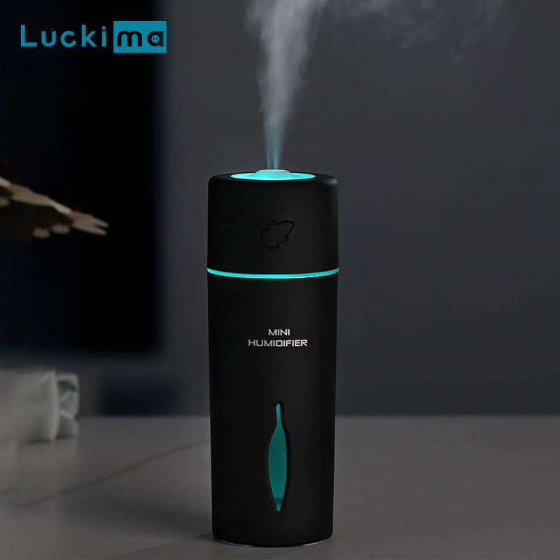 Tối Giản Máy Tạo Độ Ẩm Không Khí USB Mini Máy Lọc Không Khí Tinh Máy Khuếch Tán Tinh Dầu Lộc Đèn Ngủ LED Phun Sương Tạo Không Khí