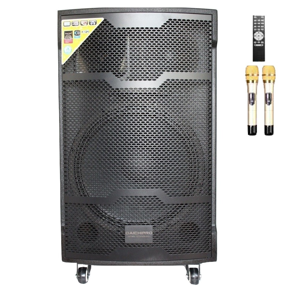Loa Kéo Di Động Karaoke Bass 40 Daichipro DCP-15D (800W) 4 Tấc - Chính Hãng