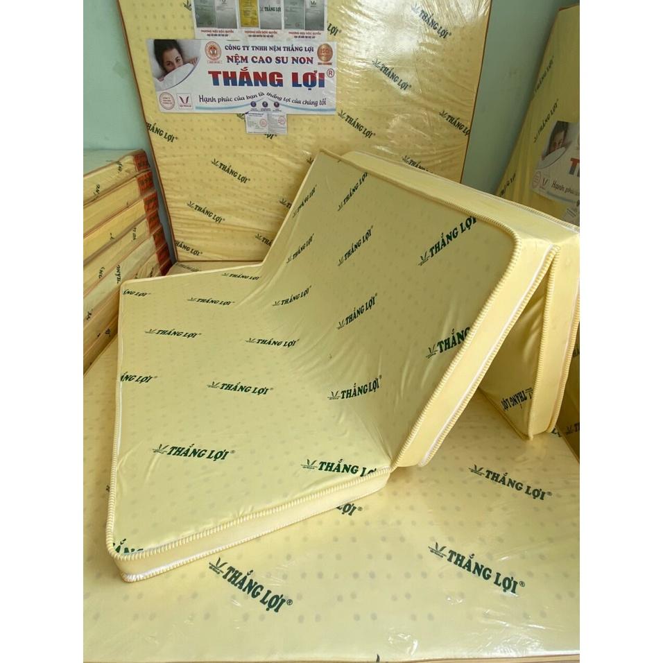 Nệm Gấp 3 Cao Su Non Thắng Lợi kích thước từ 1m đến 1m8 dày 15cm