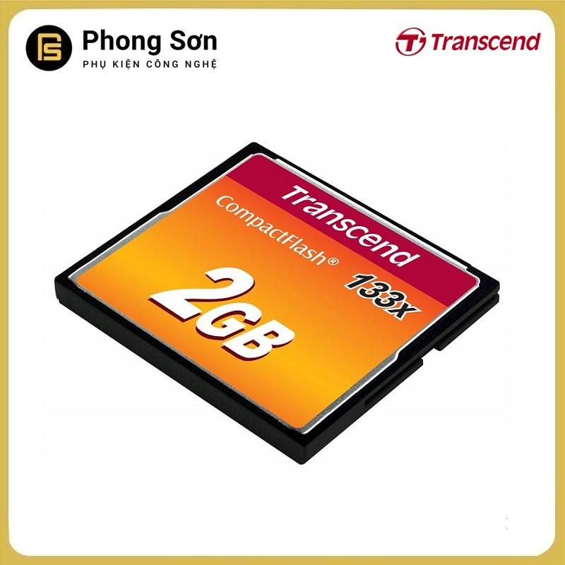 Thẻ nhớ Transcend CF 2GB (133x Speed) Hàng nhập khẩu