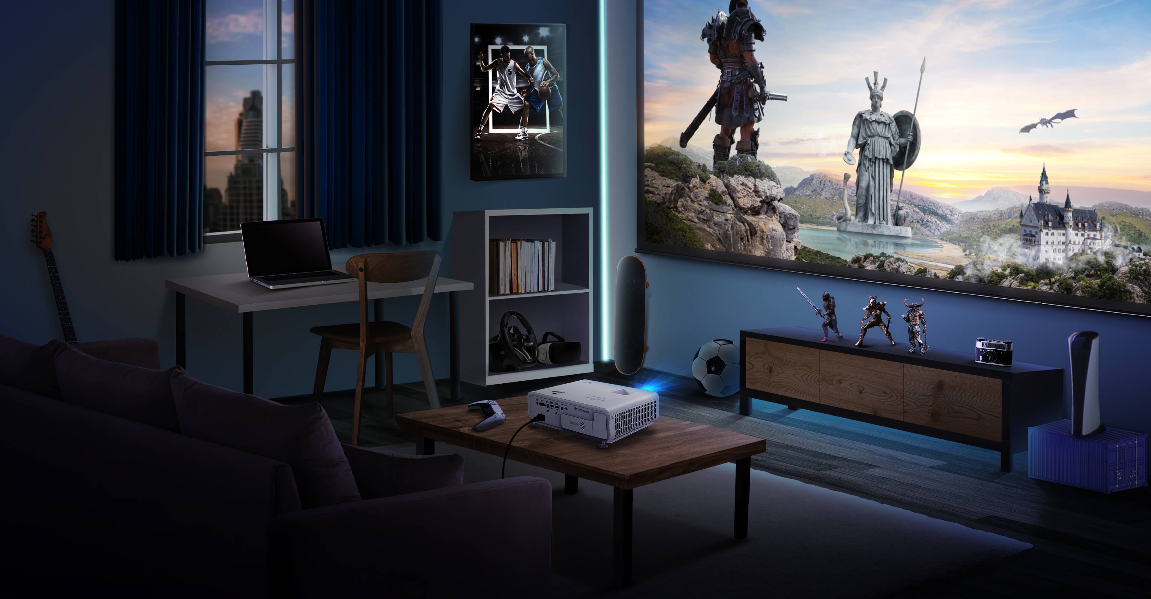 Máy chiếu 4K 4LED BenQ X500i Hàng chính hãng - ZAMACO AUDIO